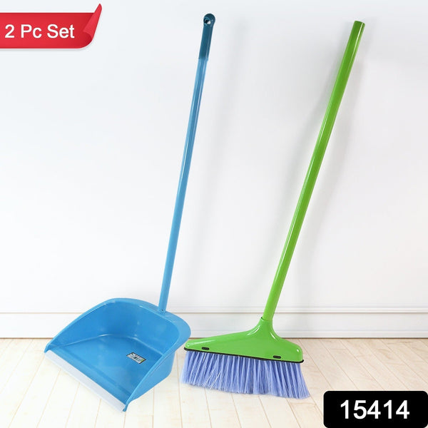 HANDLE DUSTPAN AND BRUSH FOR SWEEPING & CLEANING DUST, Supdi
