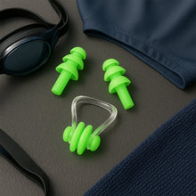 Swimming Earplugs and Nose Clip Set (3 Pc)