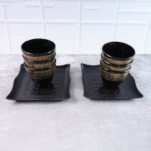 2 Bowl & 6 Glass Snake Set ( 8 Pc Set )