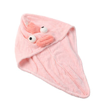 Soft Cartoon Hair Drying Turban 