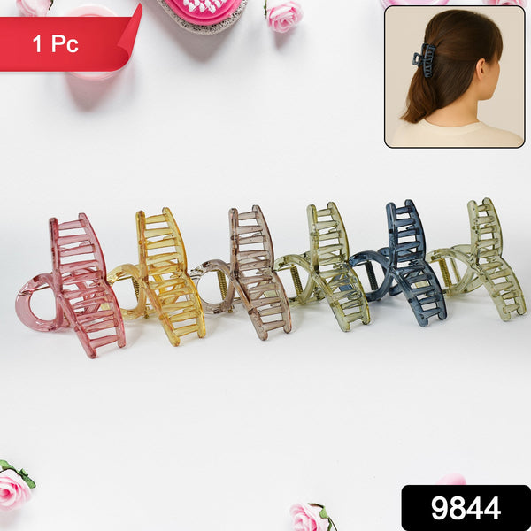 Plastic Hair Clamp Grip, Simple Matte Hair Barrette Clamp (1 Pc)