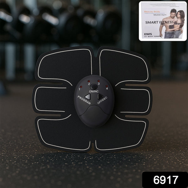 Wireless 6-Pack Abs Stimulator – Rechargeable Vibrating Muscle Exerciser & Body Massager for Abdominal Training